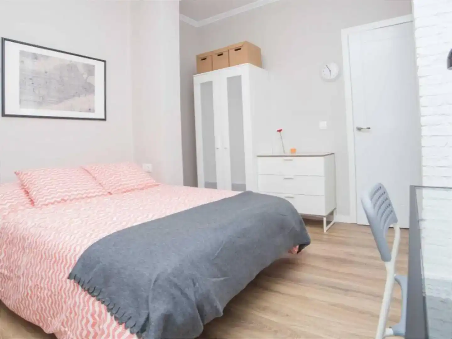 Bedroom of Attic for rent in Valencia  with Furnished and Balcony