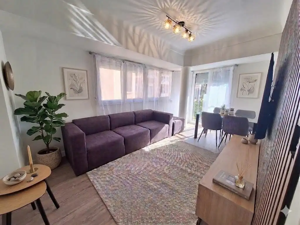 Living room of Flat for sale in Elche / Elx  with Furnished and Balcony