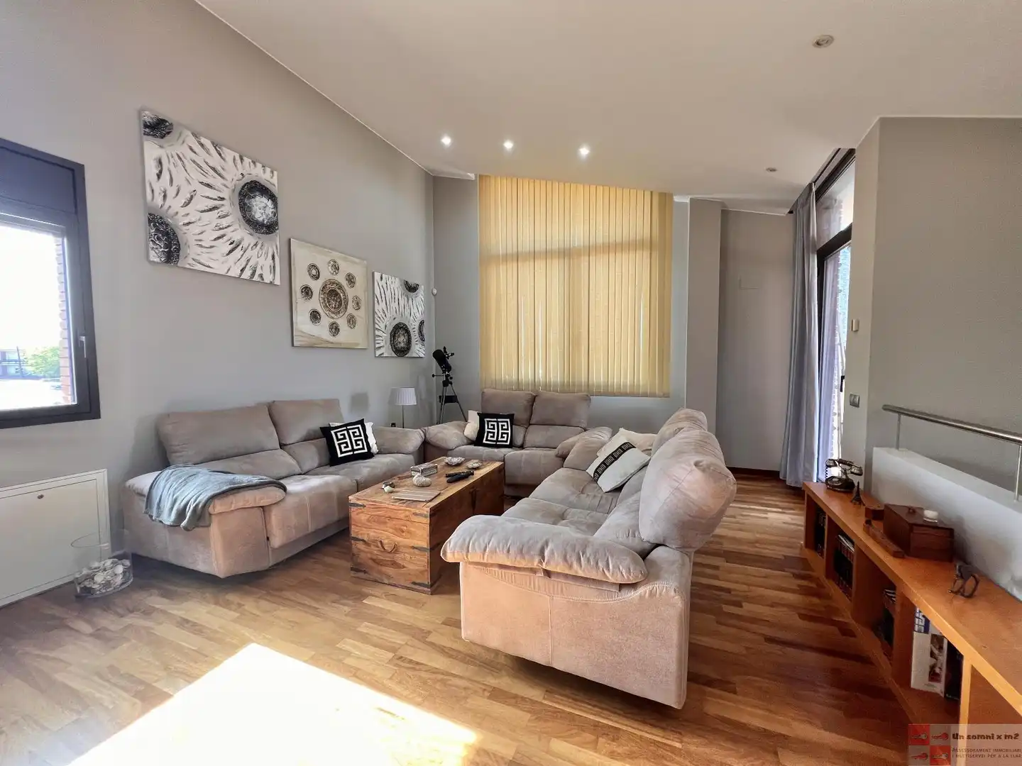 Sala d'estar de Casa o xalet en venda en Piera amb Aire condicionat, Calefacció i Terrassa