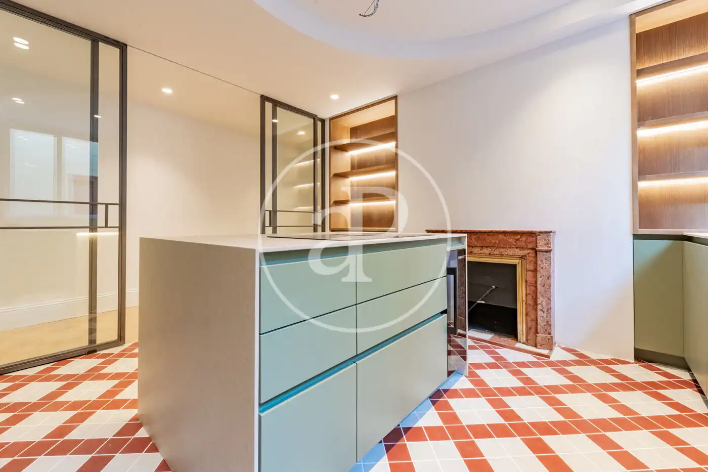Kitchen of Flat for sale in Madrid  with Air Conditioner, Heating and Balcony