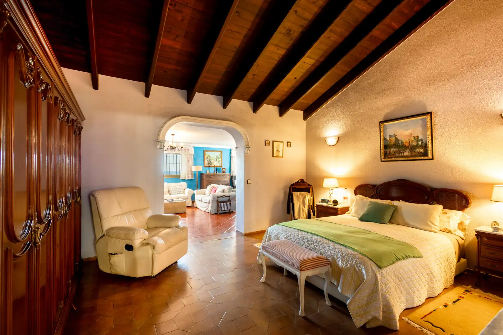 Bedroom of Houses for sale in Marbella  with Air Conditioner, Private garden and Terrace