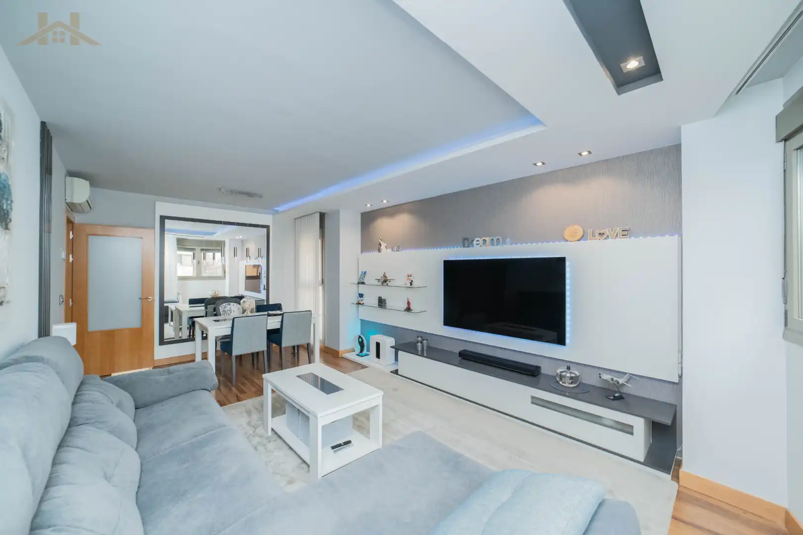 Wohnzimmer von Wohnung zum Verkauf in Zarzuela del Monte mit Klimaanlage, Heizung und Abstellraum