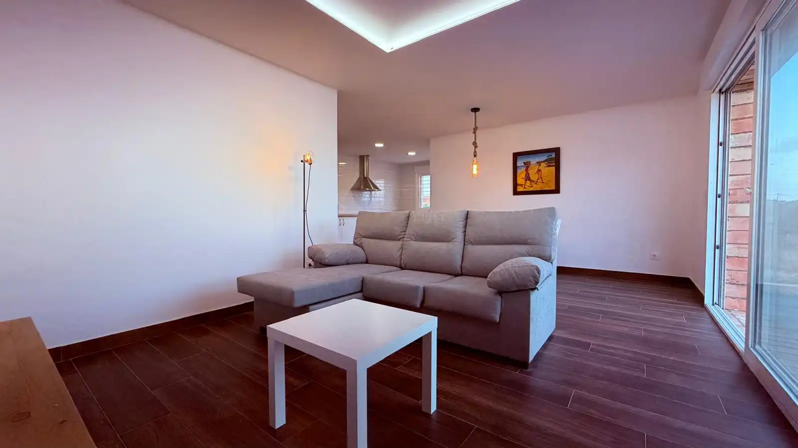 Sala d'estar de Finca rústica de lloguer en Cartagena amb Aire condicionat, Calefacció i Jardí privat
