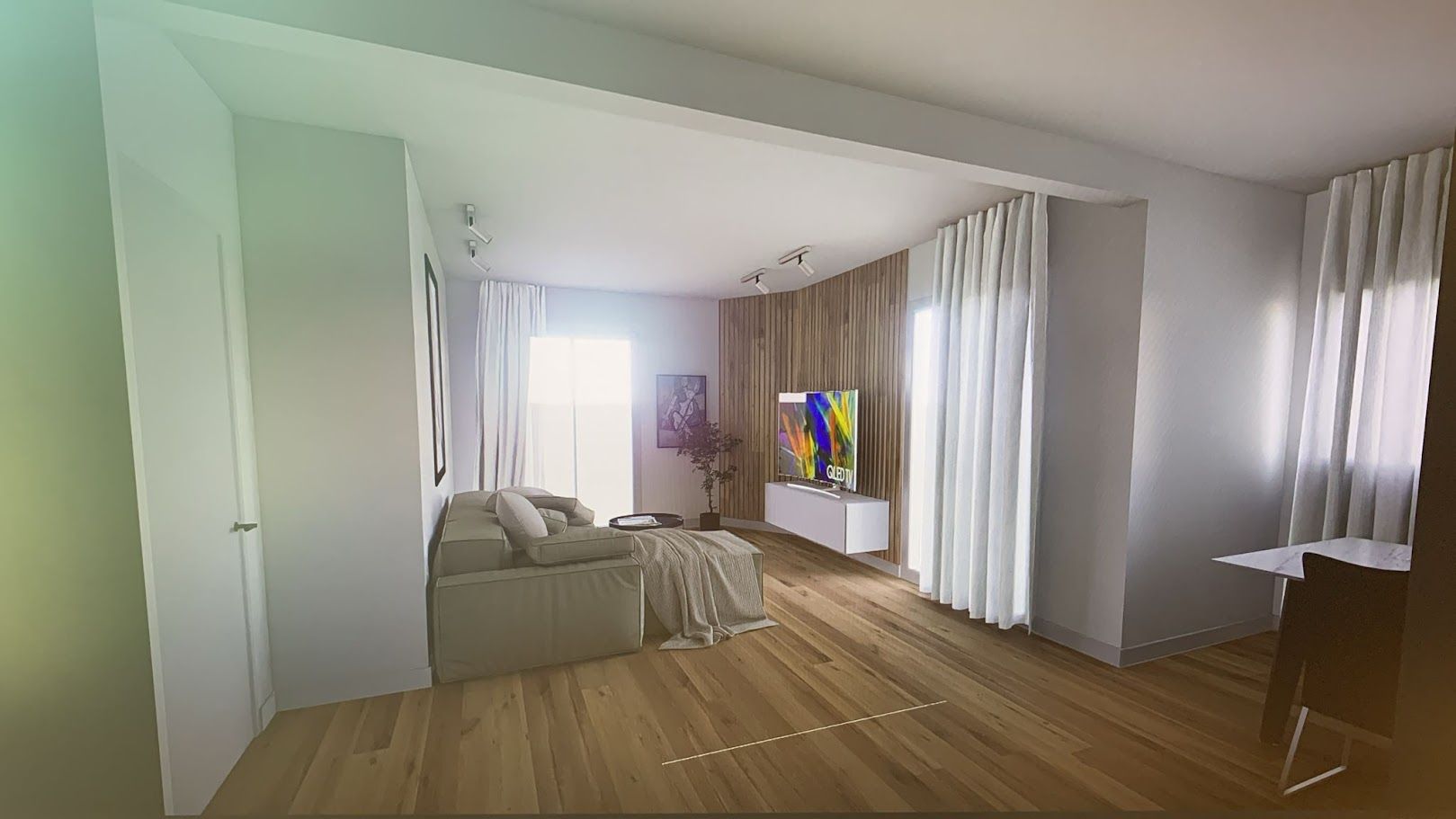 Sala de estar de Piso en venta en Castellar del Vallès con Calefacción, Terraza y Balcón