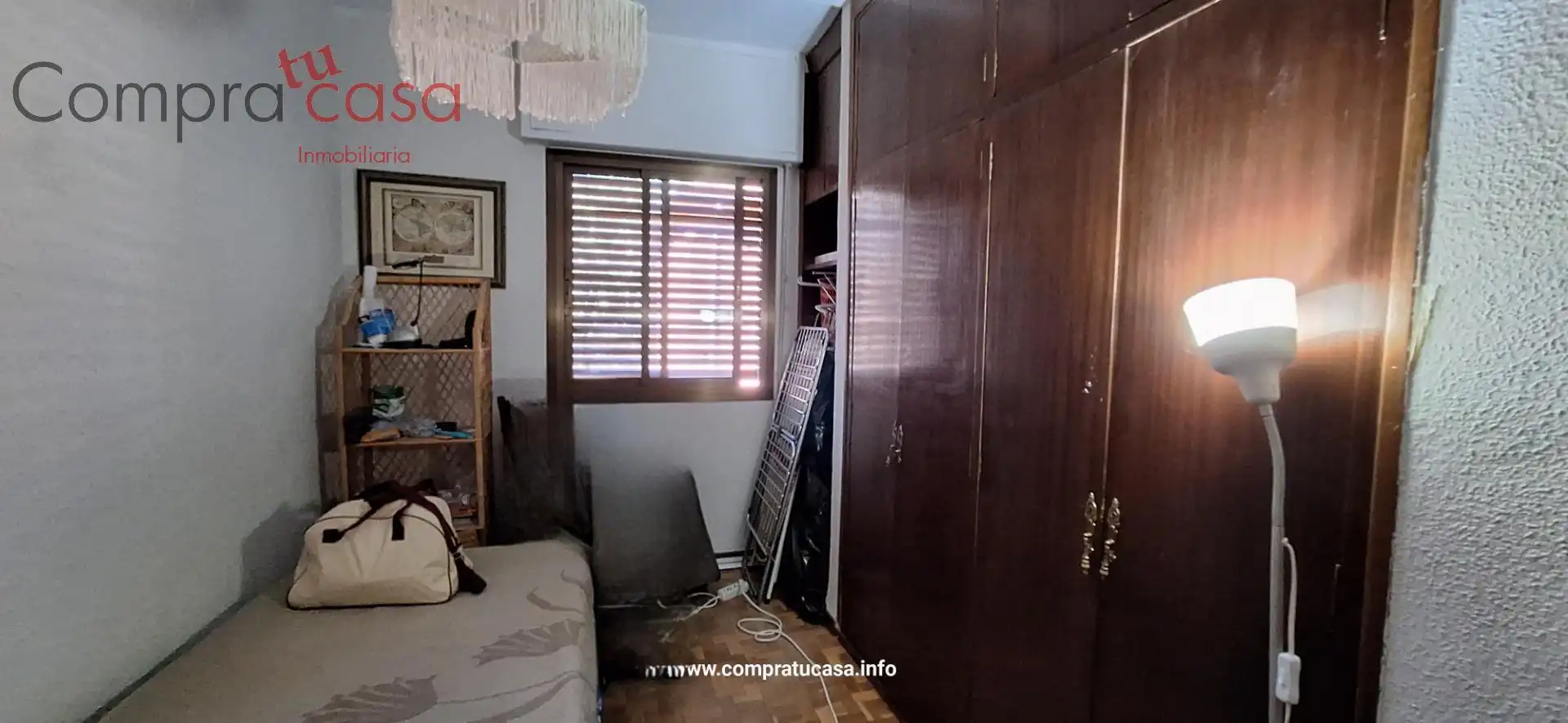 Bedroom of Flat for sale in Segovia  with Heating, Parquet flooring and Terrace
