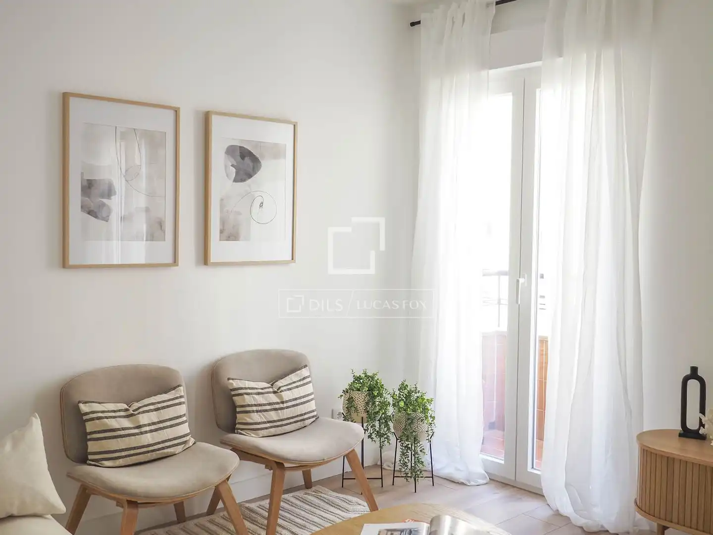 Terrasse von Wohnung zum Verkauf in Madrid mit Klimaanlage, Möbliert und Balkon