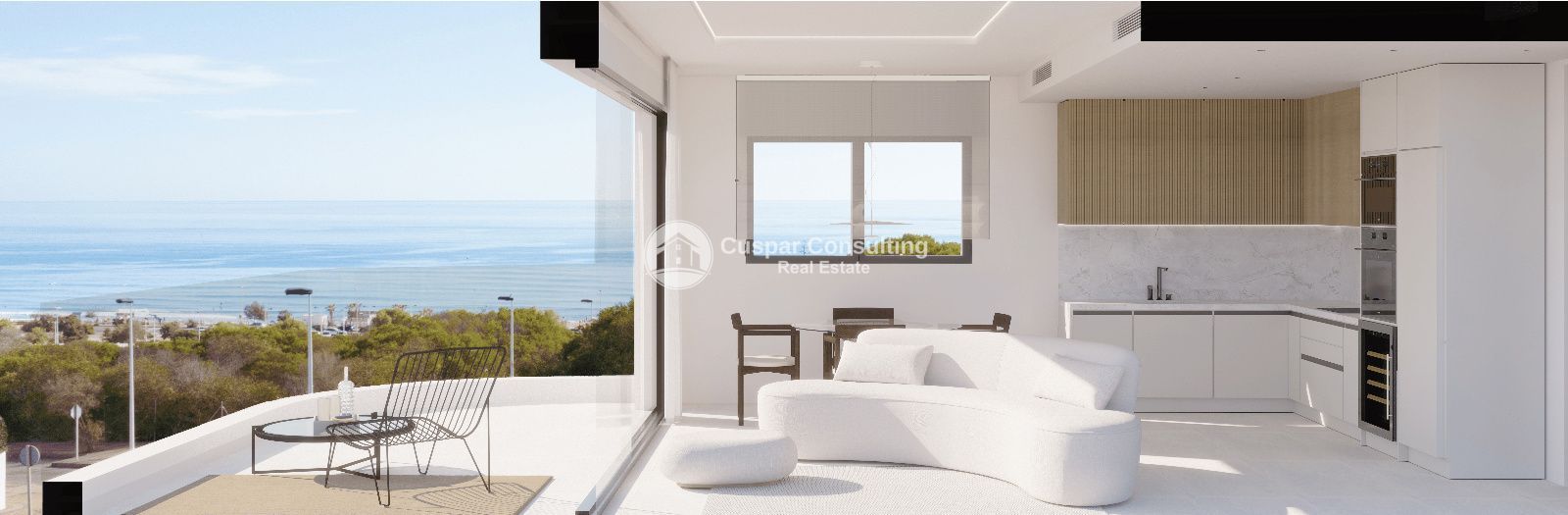 Living room of Attic for sale in Torrevieja  with Heating, Private garden and Terrace