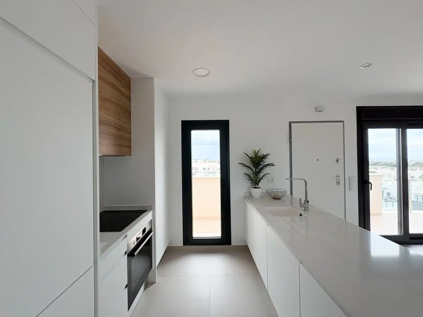 Kitchen of Flat for rent in Pilar de la Horadada  with Air Conditioner, Heating and Terrace