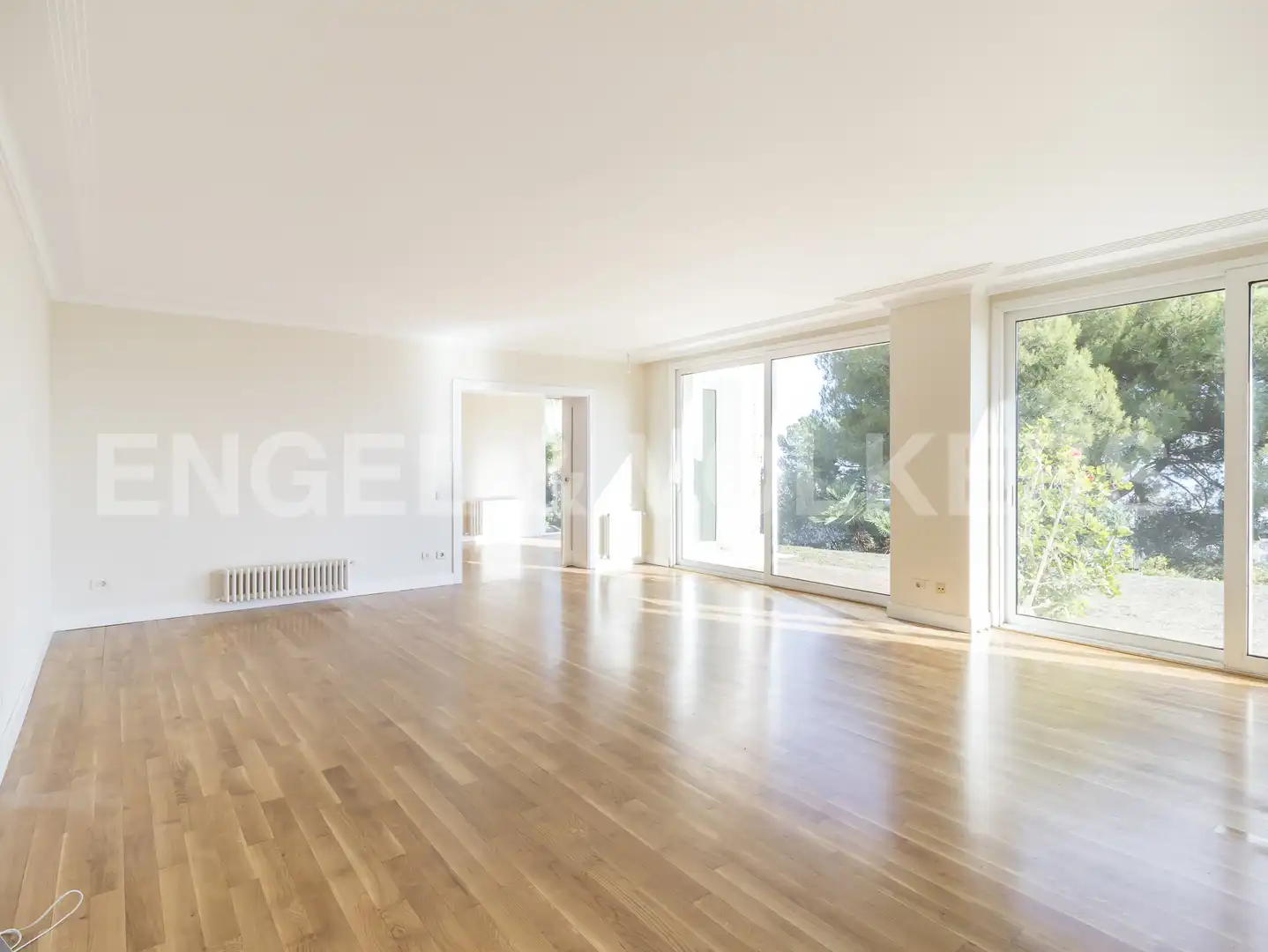 Living room of Houses for rent in Barcelona  with Air Conditioner, Heating and Private garden