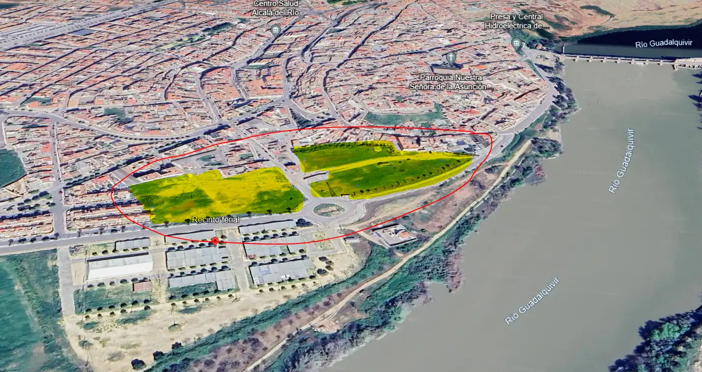 Außenansicht von Fabrik Grundstücke zum Verkauf in Alcalá del Río