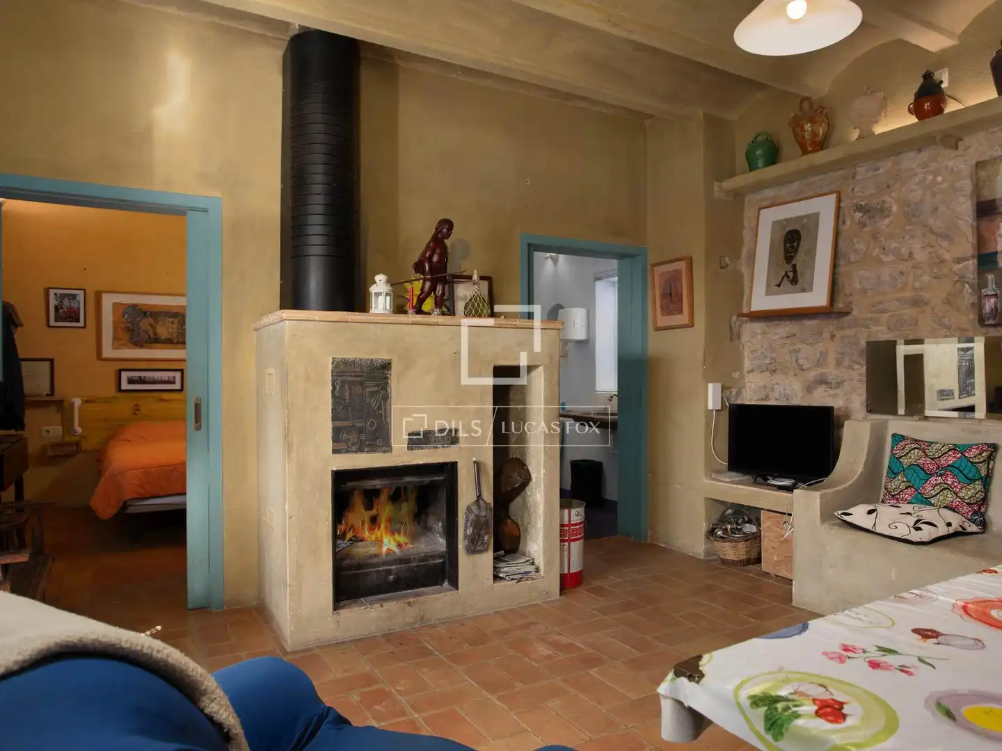 Living room of Country homes for sale in Banyoles  with Heating, Private garden and Terrace