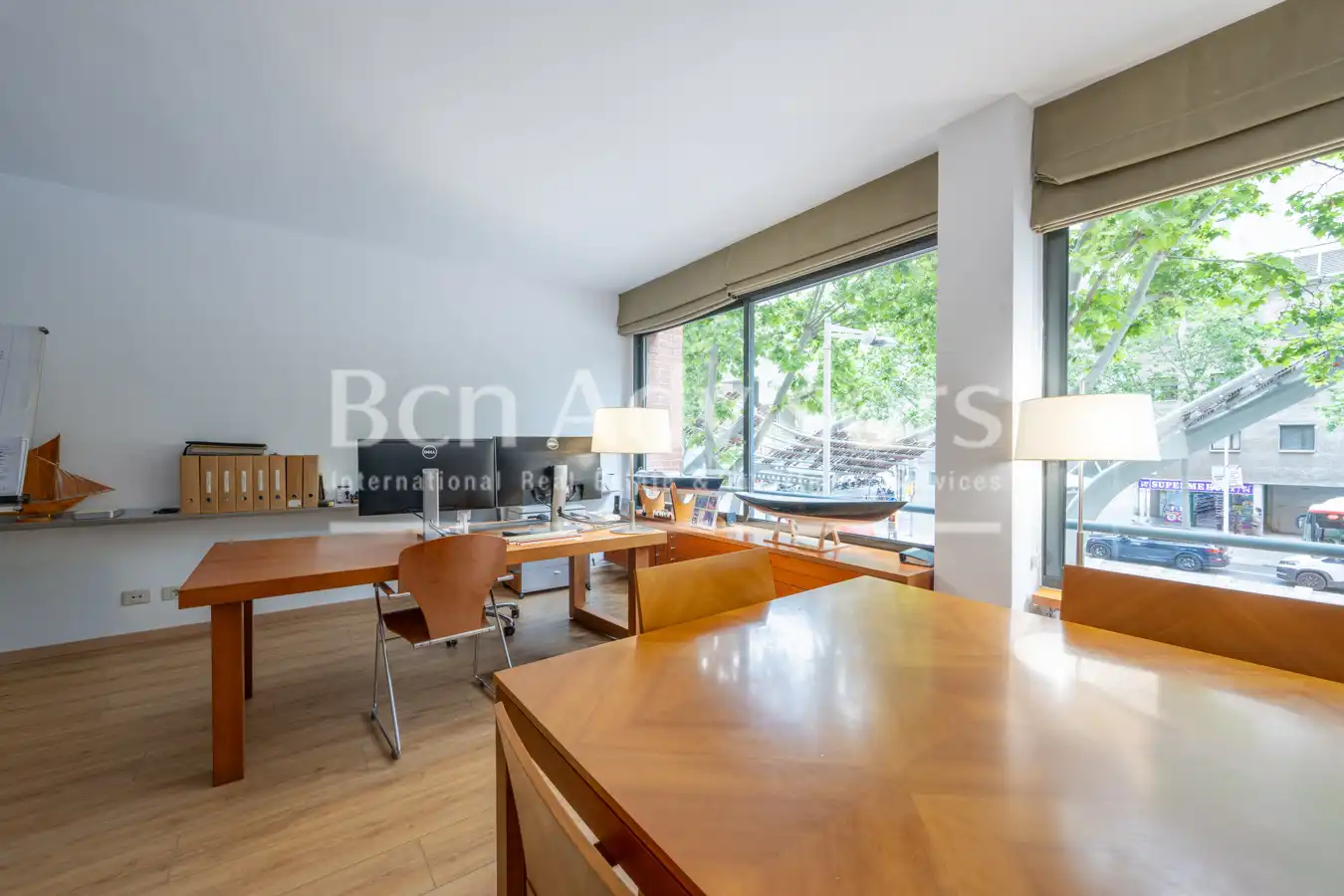 Vista exterior de Piso en venta en Barcelona con Aire acondicionado, Calefacción y Jardín privado
