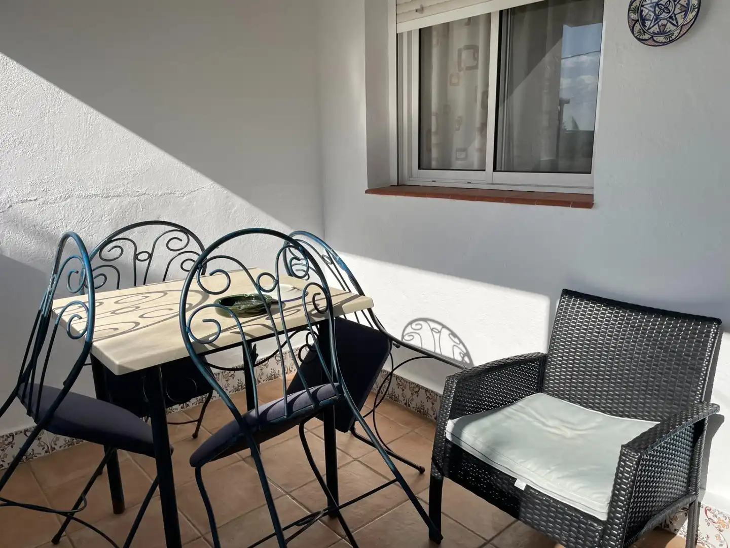 Terrassa de Finca rústica en venda en Tarifa amb Aire condicionat, Calefacció i Jardí privat