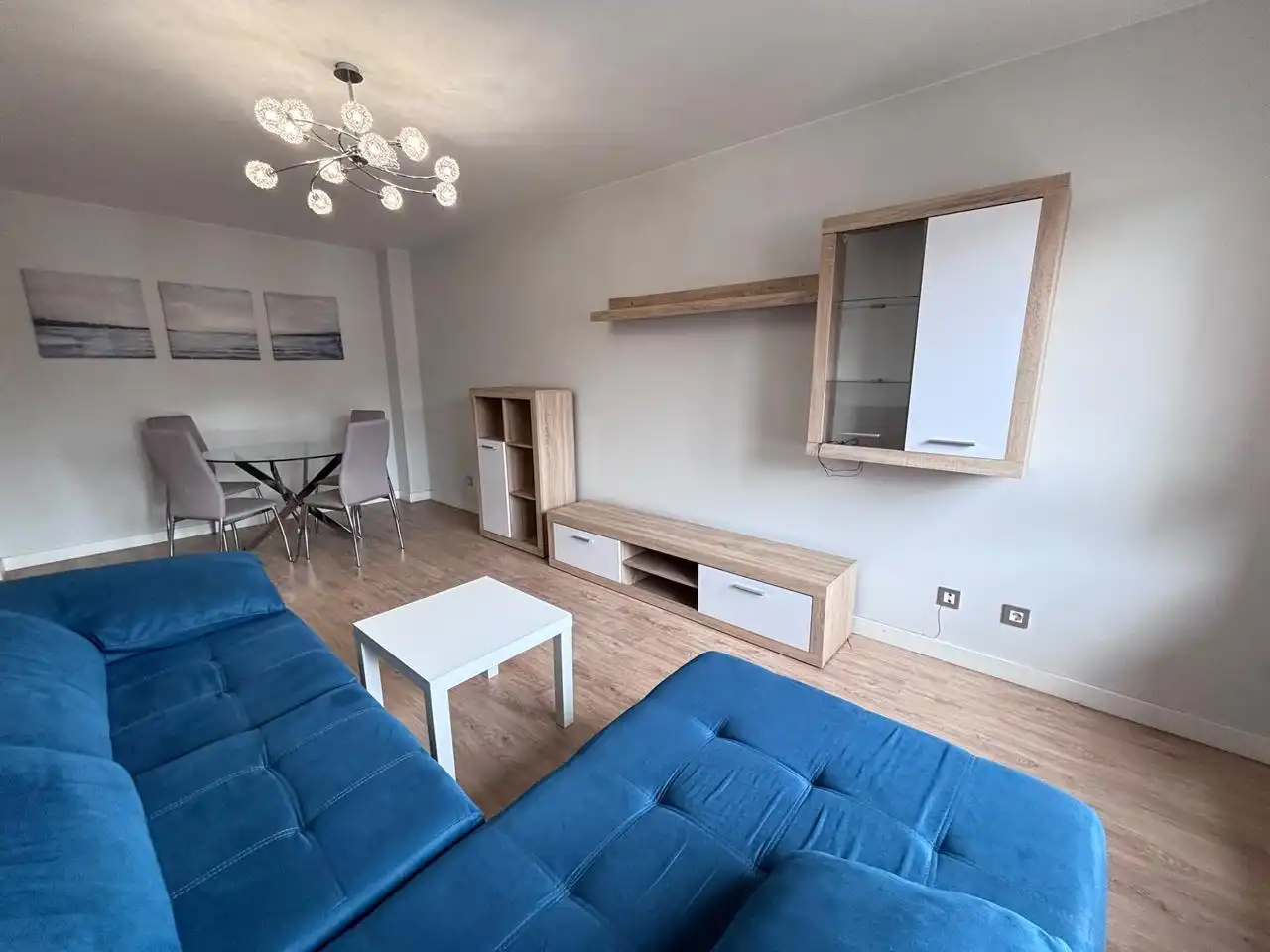 Wohnzimmer von Wohnung zur Miete in Gijón  mit Heizung und Möbliert