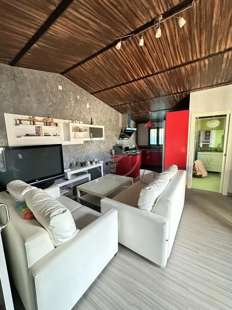 Sala d'estar de Finca rústica en venda en Linares amb Jardí privat, Terrassa i Piscina