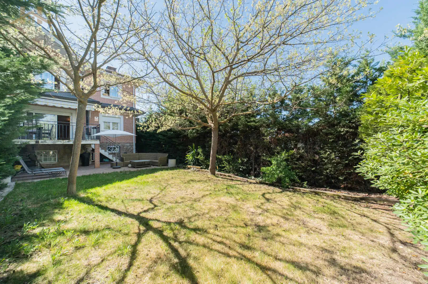 Garden of Detached homes for sale in Arroyomolinos (Madrid)  with Air Conditioner, Heating and Private garden