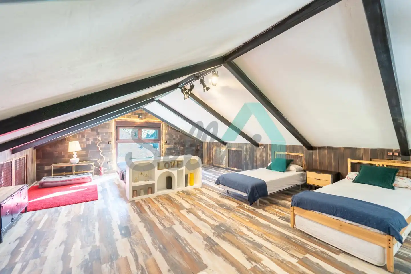 Habitación de Casa o chalet de alquiler en Mieres (Asturias) con Calefacción, Terraza y Amueblado