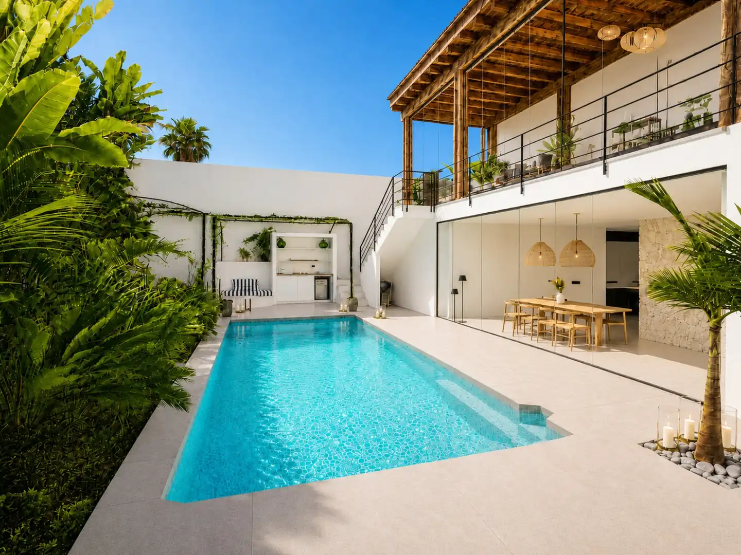 Piscina de Casa o xalet en venda en Marbella amb Aire condicionat, Jardí privat i Terrassa