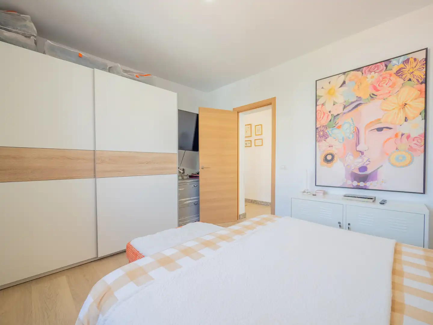 Schlafzimmer von Wohnung zum Verkauf in Teror mit Möbliert und Balkon