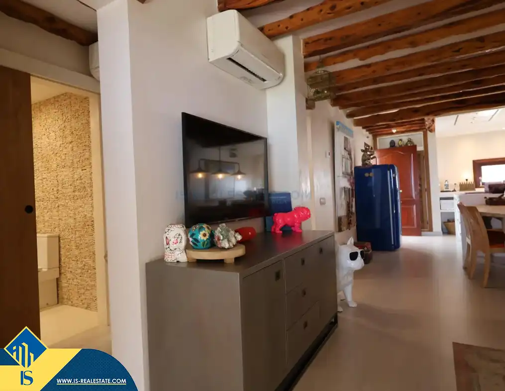 Wohnzimmer von Wohnung zum Verkauf in Santa Eulària des Riu mit Terrasse, Möbliert und Gemeinschaftspool