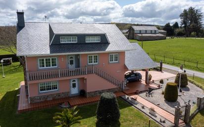Vista exterior de Casa o xalet en venda en As Pontes de García Rodríguez  amb Jardí privat