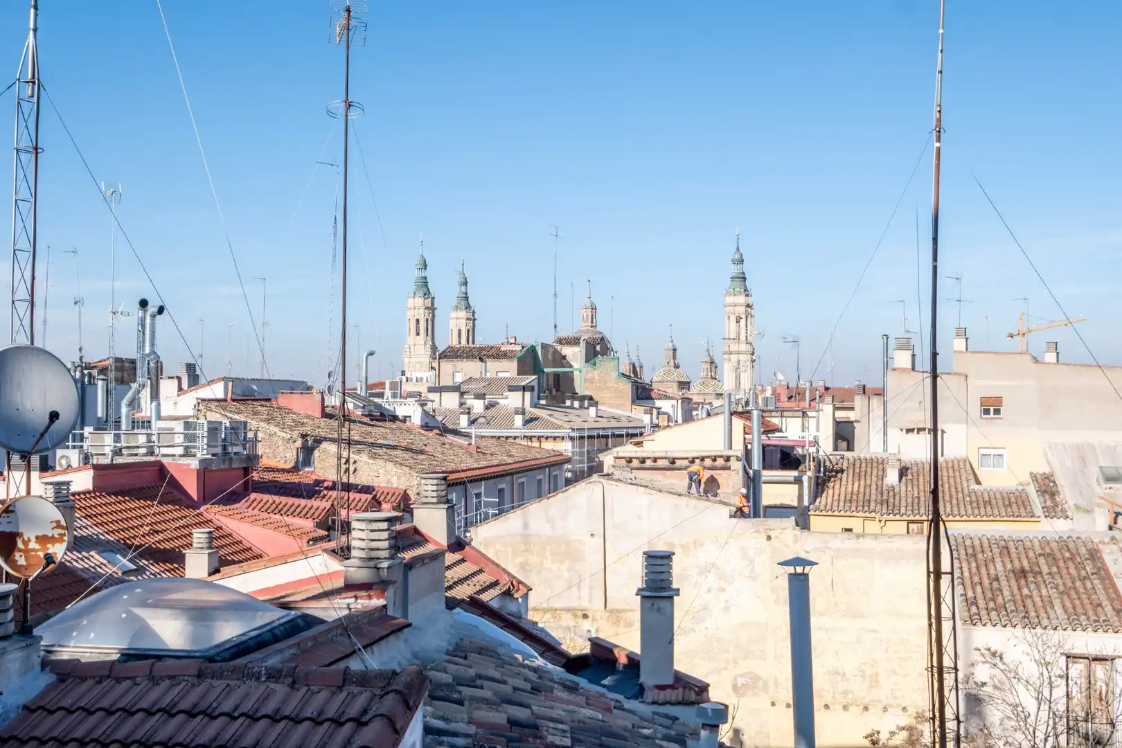 Vista exterior de Piso en venta en Zaragoza con Aire acondicionado, Calefacción y Terraza