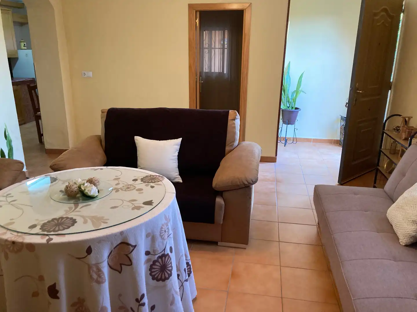 Sala de estar de Casa o chalet de alquiler en Los Barrios con Aire acondicionado, Jardín privado y Amueblado