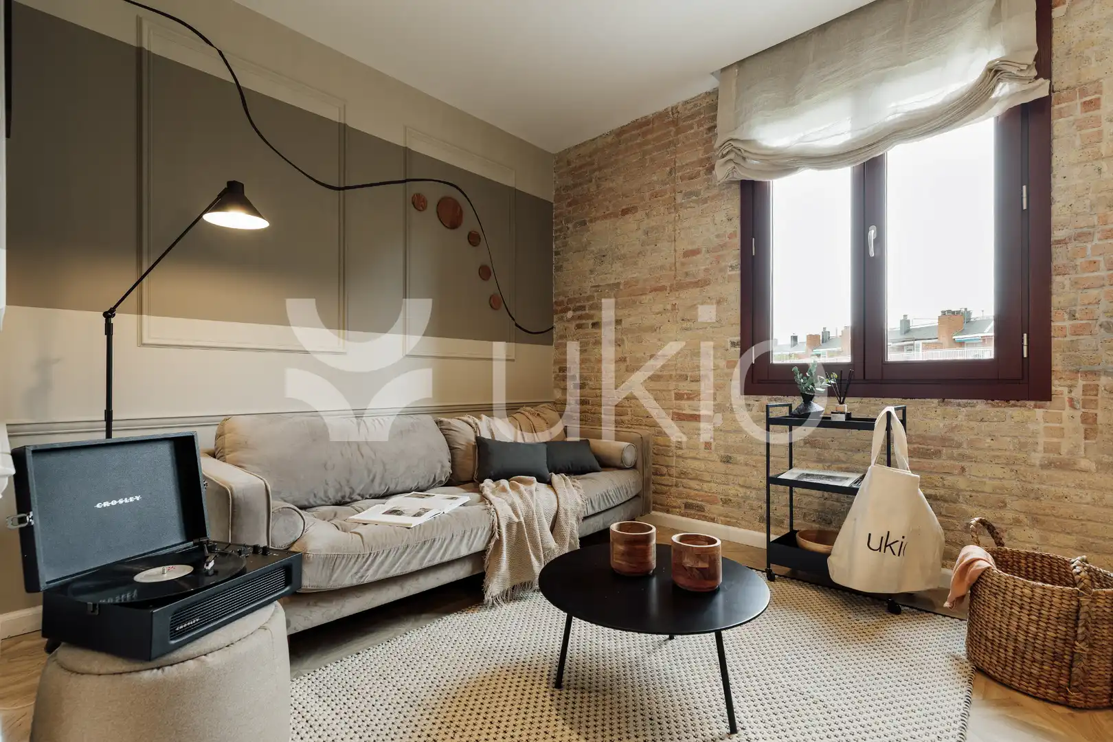 Sala d'estar de Apartament de lloguer en Barcelona amb Aire condicionat, Calefacció i Moblat