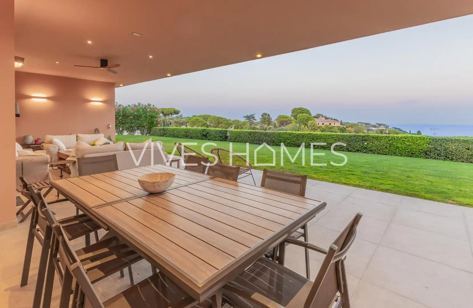 Terraza de Casa o chalet en venta en Sant Vicenç de Montalt con Aire acondicionado, Calefacción y Jardín privado