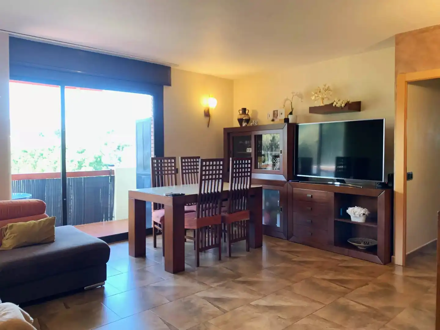 Dining room of Flat for sale in Hostalric  with Heating, Terrace and Balcony
