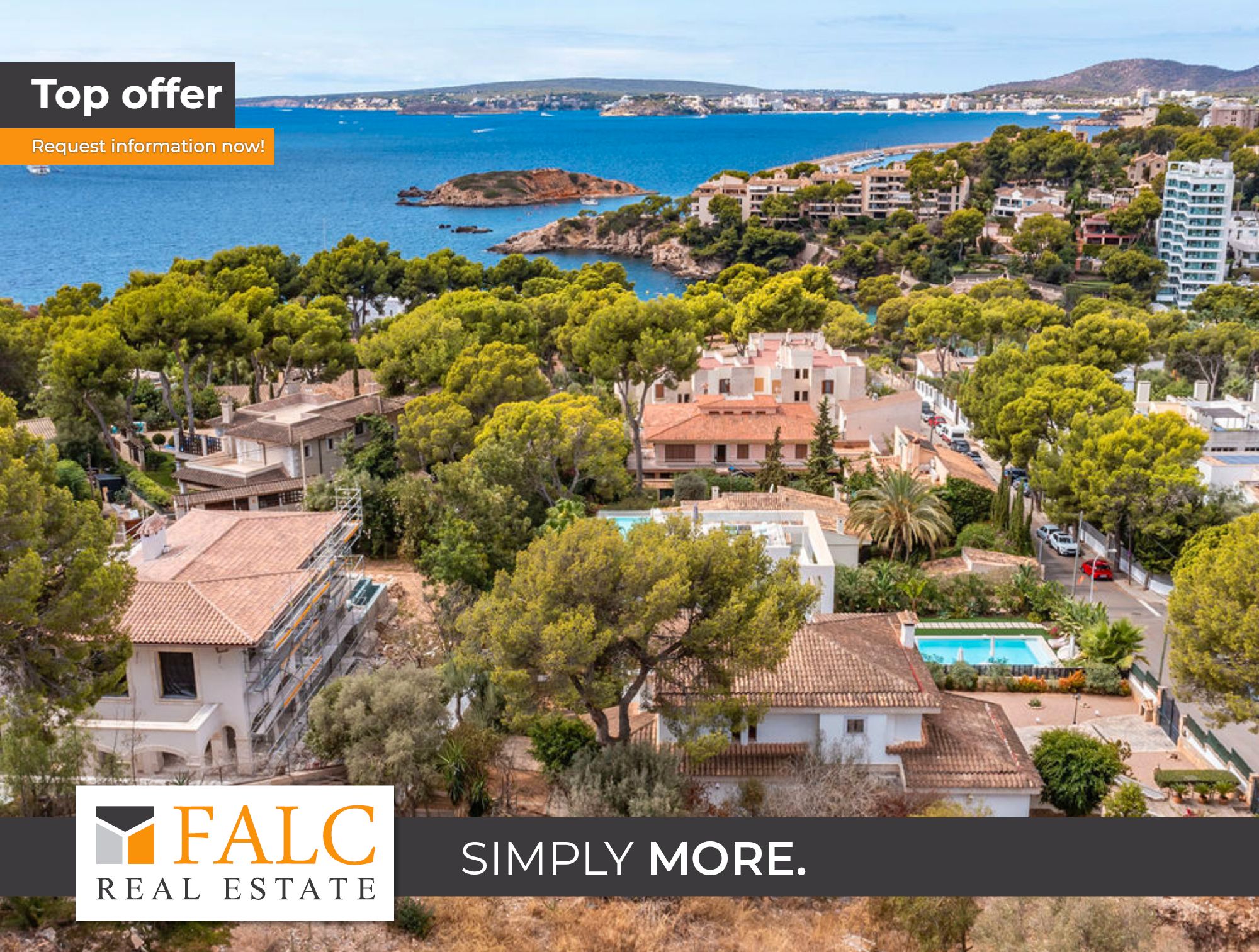 Vista exterior de Residencial en venda en Calvià