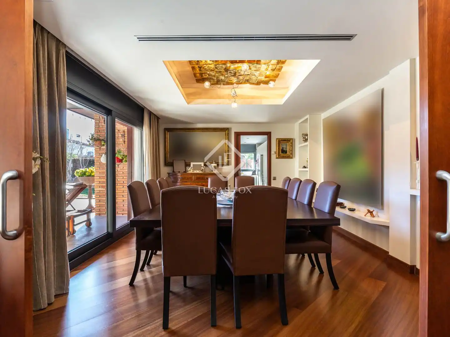 Comedor de Casa o chalet en venta en Sant Cugat del Vallès con Aire acondicionado, Calefacción y Jardín privado