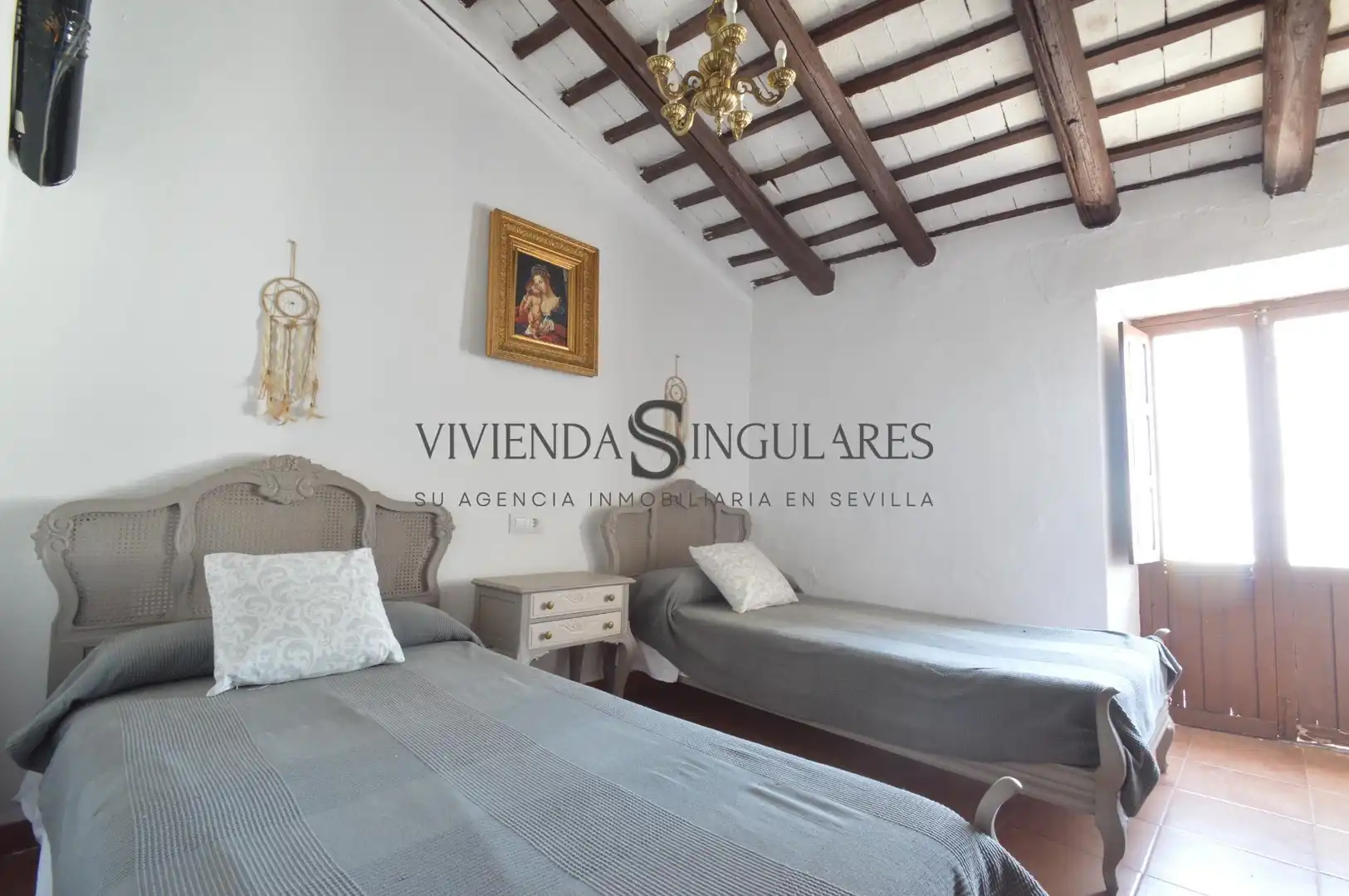 Habitación de Casa adosada en venta en Cazalla de la Sierra con Aire acondicionado, Calefacción y Terraza