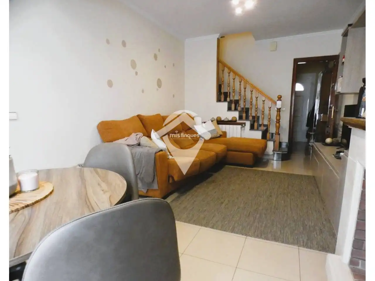 Sala d'estar de Casa o xalet en venda en Sabadell amb Aire condicionat, Calefacció i Terrassa