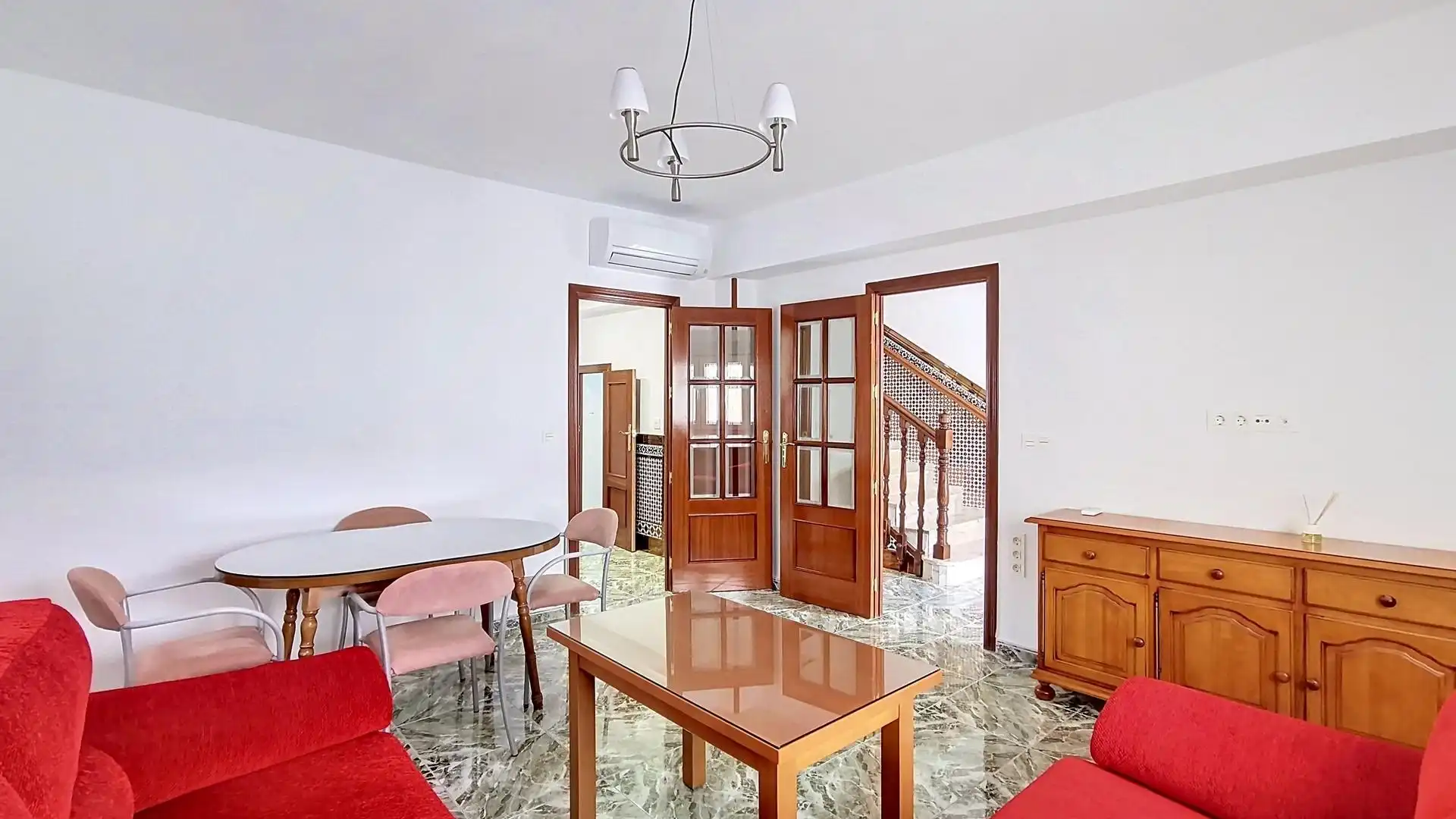 Sala de estar de Casa adosada de alquiler en Armilla con Aire acondicionado, Terraza y Amueblado