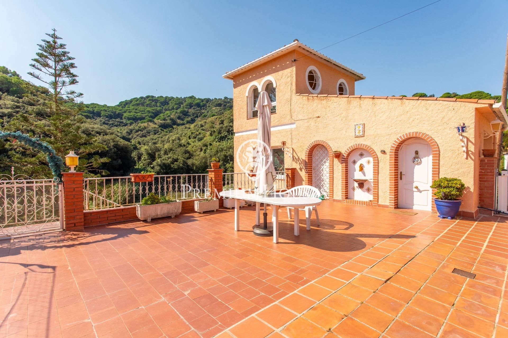 Terrassa de Casa o xalet de lloguer en Calella amb Aire condicionat, Calefacció i Jardí privat