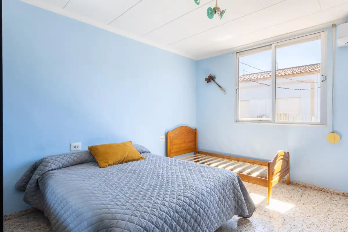 Dormitori de Casa adosada en venda en Sollana amb Aire condicionat, Calefacció i Terrassa