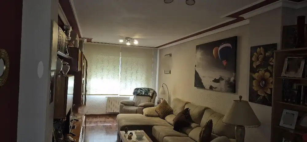 Sala de estar de Piso en venta en Albacete con Aire acondicionado, Calefacción y Balcón