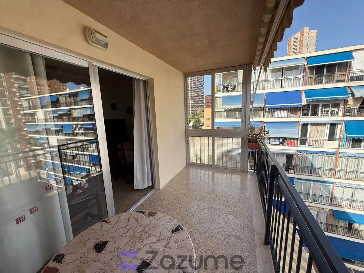 Terrasse von Wohnung zur Miete in Finestrat mit Schwimmbad, Möbliert und Ofen