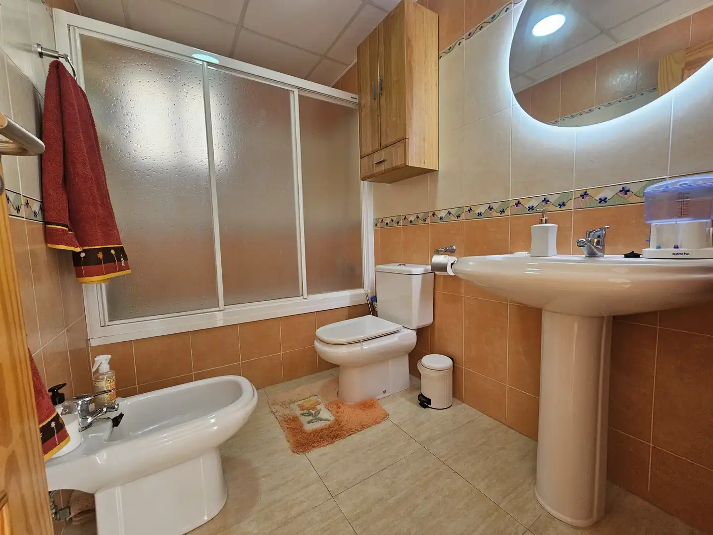 Bathroom of Apartments for rent in Águilas  with Air Conditioner and Balcony