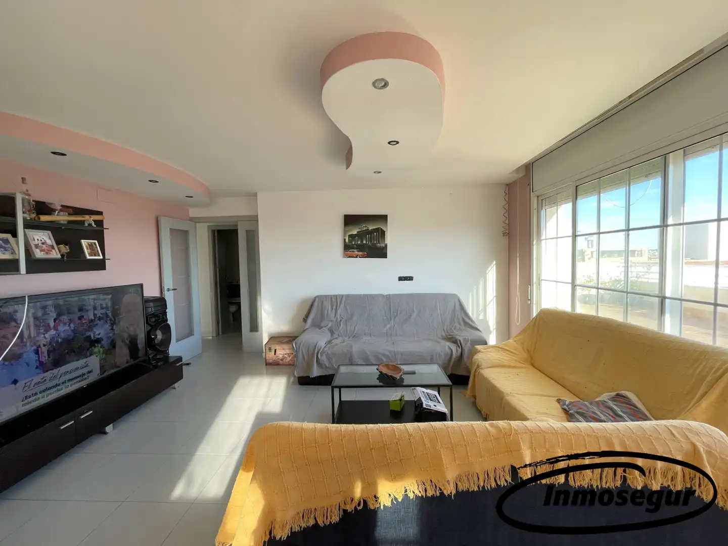Sala d'estar de Àtic en venda en Centre