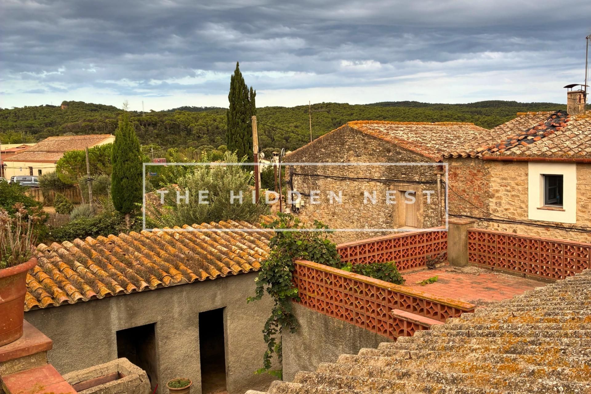 Vista exterior de Finca rústica en venta en Regencós con Jardín privado, Terraza y Trastero