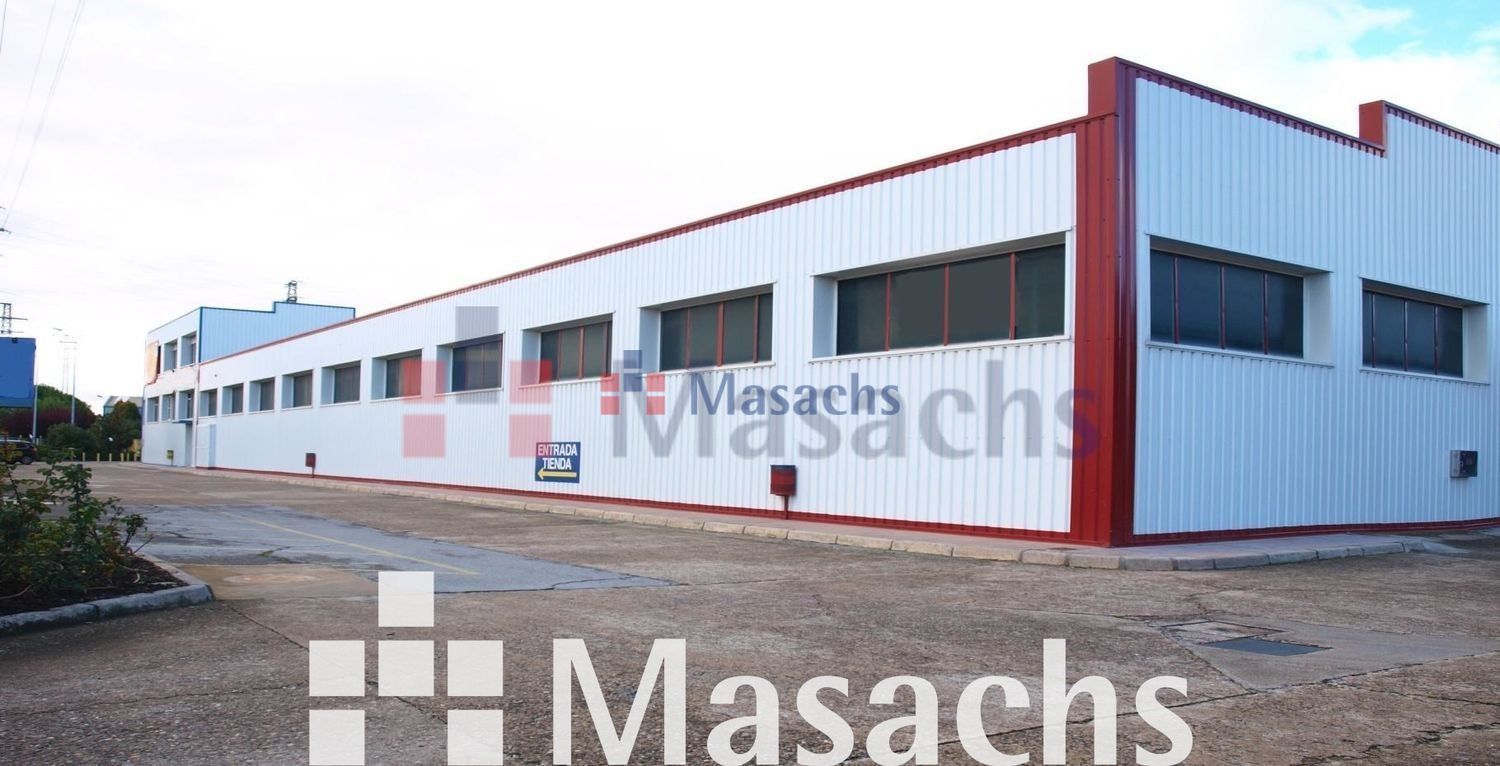 Exterior view of Industrial buildings for sale in  Logroño