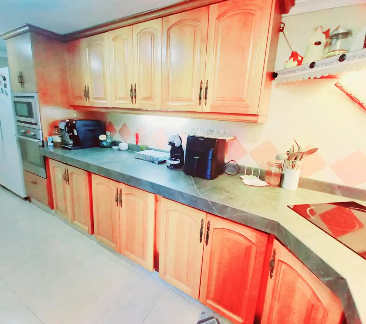 Cocina de Casa o chalet en venta en Rincón de la Victoria con Aire acondicionado, Jardín privado y Terraza