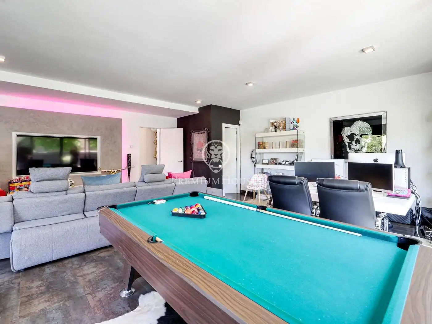 Sala de estar de Casa o chalet en venta en Barcelona con Aire acondicionado, Jardín privado y Terraza