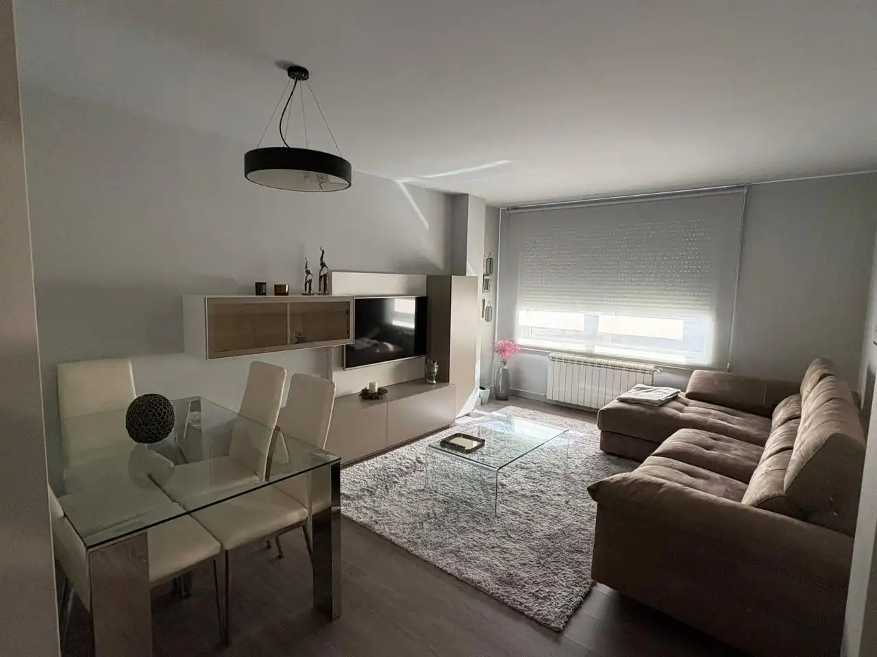 Sala de estar de Apartamento de alquiler en Ourense Capital  con Calefacción, Amueblado y Balcón