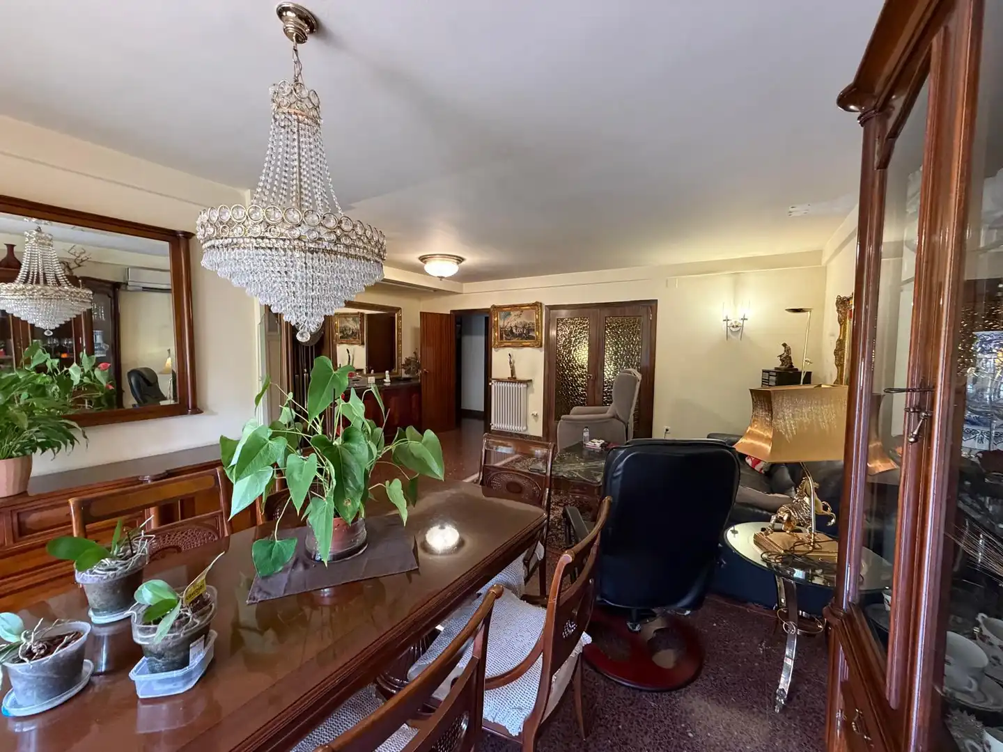 Dining room of Flat for sale in Lleida  with Air Conditioner, Heating and Furnished