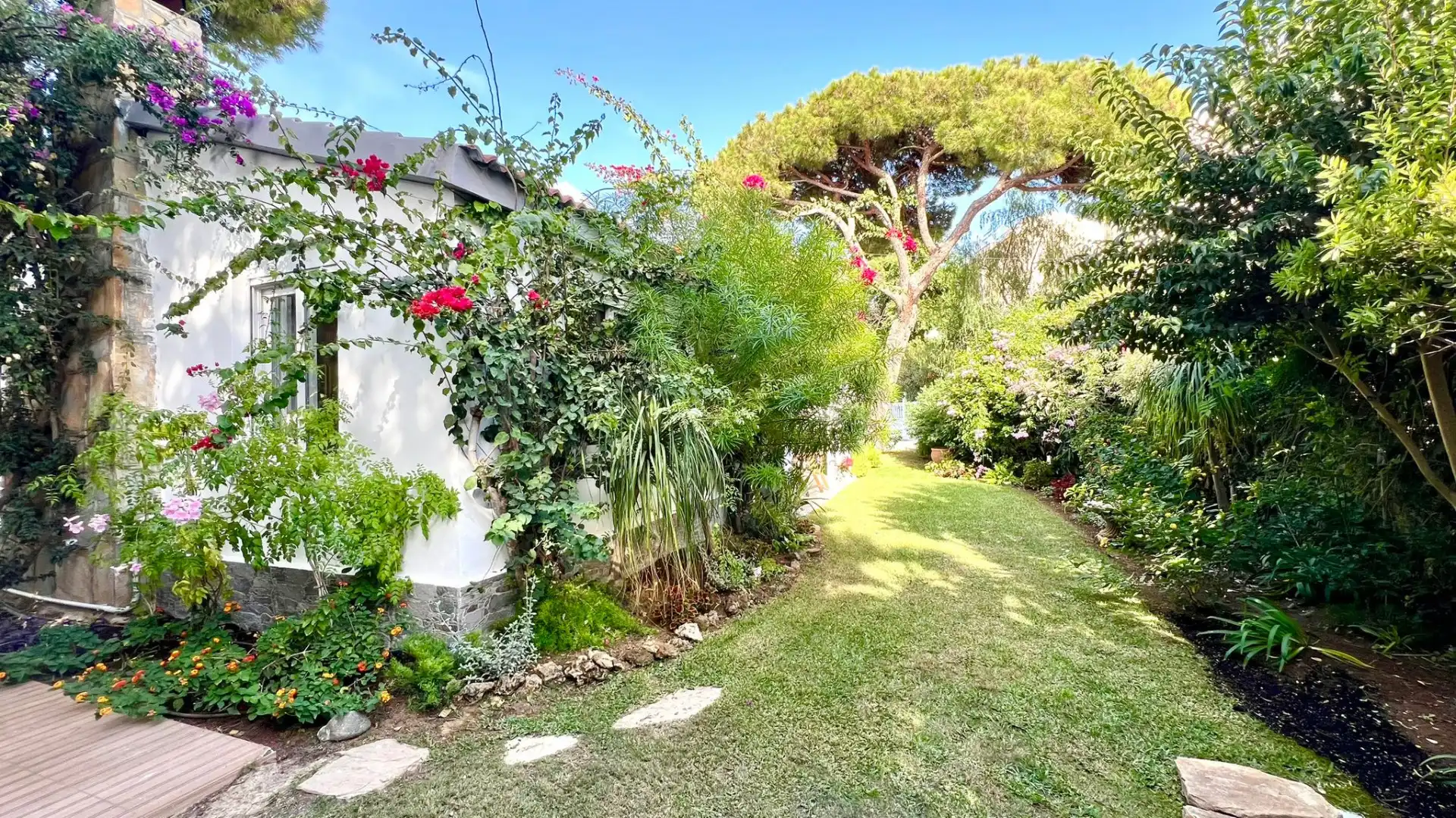 Jardín de Casa o chalet de alquiler en Marbella con Aire acondicionado, Calefacción y Jardín privado