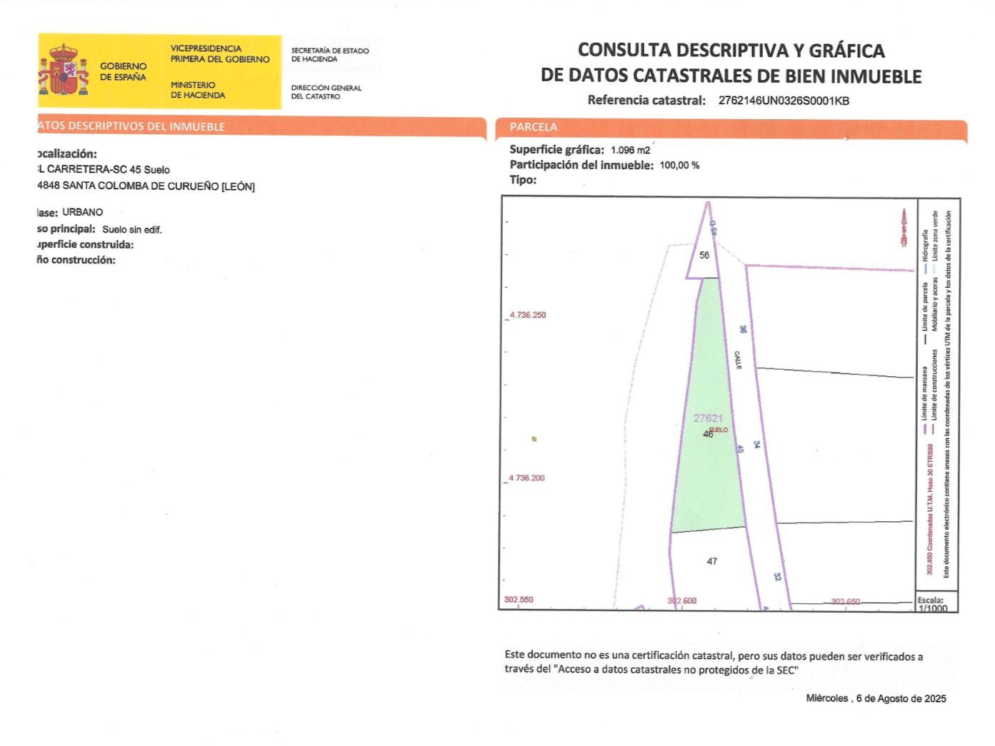 Residencial en venta en Santa Colomba de Curueño