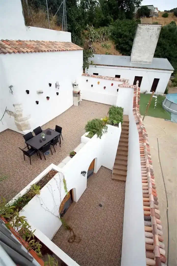 Terraza de Casa o chalet en venta en Alcalá del Valle con Jardín privado, Trastero y Piscina